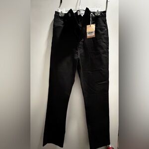 NWT Reformation Jeans Black Denim Size 30 Liza Straight Cut Ultra High Rise